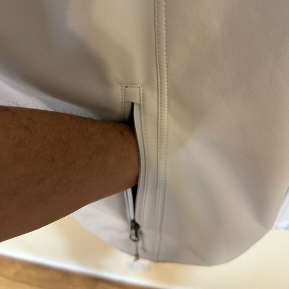 Ladies Port Authority White Vest 3XL Sleeveless Zip Up Fleece Lining Pockets - Picture 8 of 11